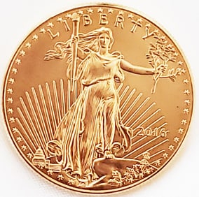 AMERICAN $50 GOLD EAGLE 1 OZ. COIN (2016)
