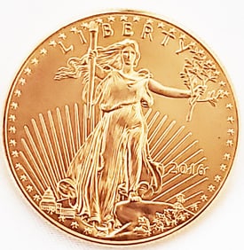 AMERICAN $50 GOLD EAGLE 1 OZ. COIN (2016)