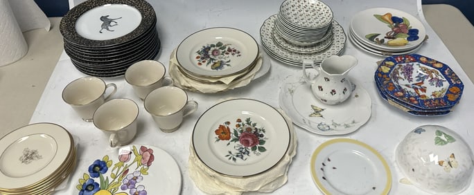 LOT OF MISC. CHINA INCLUDING LENOX