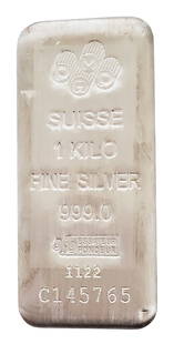 1000 GRAM .999 SILVER BAR: Stamped- C145765