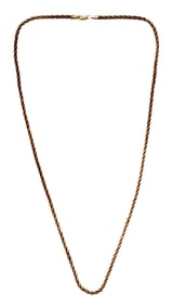 LADYS 14KT Y.G. NECKLACE