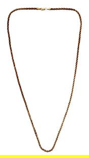 LADYS 14KT Y.G. NECKLACE: Weight- 2.2 grams Length- 17 1/2" Shipping U.S. $20 plus insurance