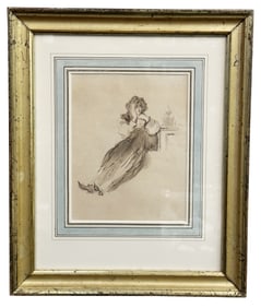 EUGENIO LUSCAS (ATTRIBUTED), WATERCOLOR