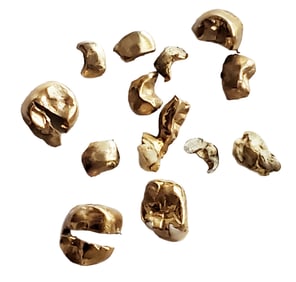 LOT OF GOLD INLAYS