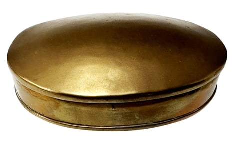 GERMAN 19TH C. BRASS SNUFF BOX