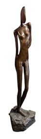 JOHN KENNEDY (1931- 2004) BRONZE STATUE