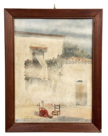 CARL OSCAR BORG (1879-1947) OIL ON CANVAS