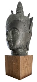 SOUTHEAST ASIAN STYLE METAL BUDDHA