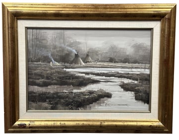 THOMAS DEDECKER (B. 1951) OIL ON CANVAS