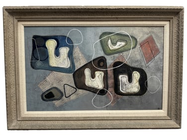 ROLF CAVAEL (1898-1979) OIL ON BOARD