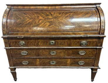 ITALIAN 18TH C. MARQUETRY INLAID WRITING DESK