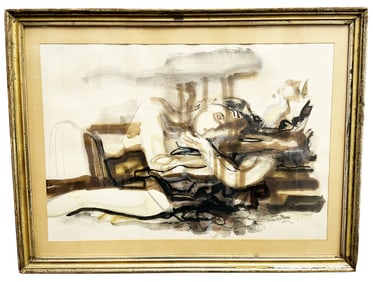 CONRAD WESTPFAHL,(GERMAN 1891-1976) ) WATERCOLOR