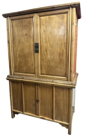 CHINESE (2) DOOR WARDROBE/CABINET