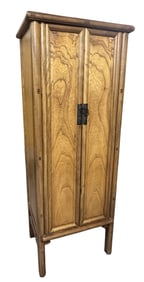 CHINESE TWO DOOR 19TH C. WARDROBE/CABINET