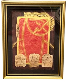 GAYLORD SOLI (B. 1939) MIXED MEDIA WORK OF ART
