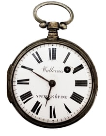 WALLRIUS NORRKUPING VERGE POCKET WATCH-SWISS