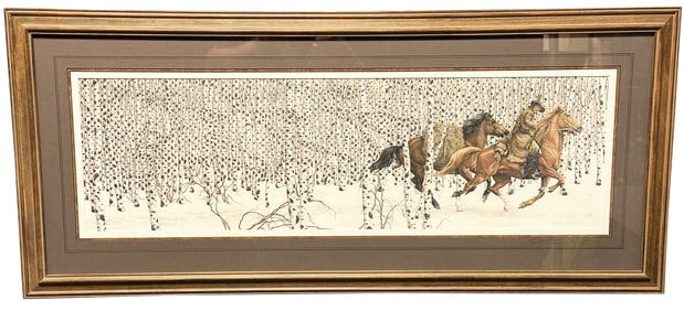 BEV DOOLITTLE, LITHOGRAPH IN COLOR
