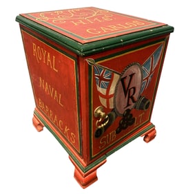 AMERICAN FOLK ART HALF COMMODE