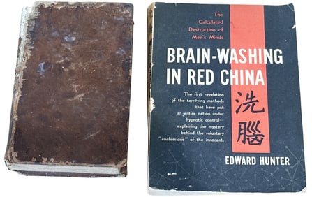 LOT OF (2) BOOKS: EDWARD HUNTER, A. ANDERSON