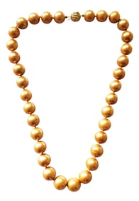 LADYS 14KT PEARL NECKLACE