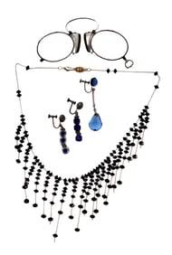 LOT OF (3) VINTAGE JEWELRY/ EYEGLASSES
