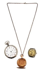 LOT OF (3) VINTAGE POCKET WATCHES