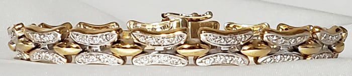 LADYS 18KT 1.28 (CTW) DIAMOND BRACELET