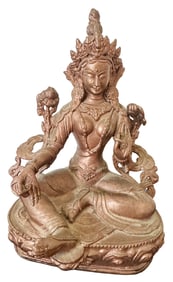 SOUTHEAST ASIAN CAST METAL BUDDHA