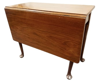 MAHOGANY 19TH C. DROP LEAF SIDE TABLE