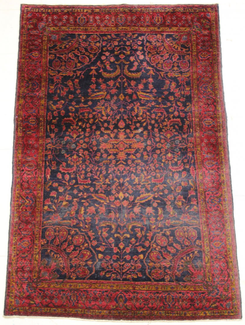 SAROUK PERSIAN CARPET circa early 20th century overall-: SAROUK PERSIAN CARPET circa early 20th century overall- 48 1/2" x 74 1/2"