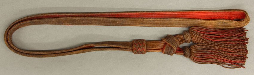 JAPANESE IMPERIAL ARMY RIBBON OF RANK Field grade: JAPANESE IMPERIAL ARMY RIBBON OF RANK Field grade