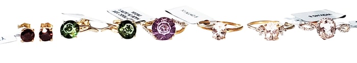 LADYS 10KT JEWELRY- LOT OF (6) PCS.