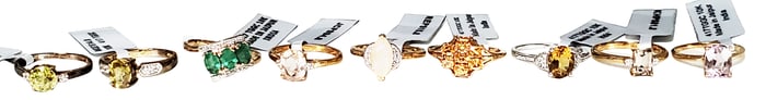 LADYS 10KT JEWELRY- LOT OF (9) PCS.