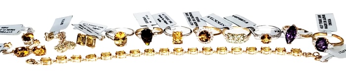 LADYS 10KT JEWELRY- LOT OF (13) PCS.