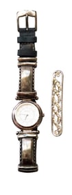LOT OF (2) STERLING SILVER JEWELRY/ WATCH
