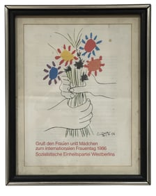 PICASSO PRINT, 1986