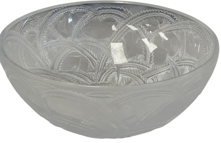 LALIQUE SIGNED BOWL
