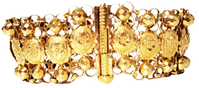 LADYS 22KT Y.G. BRACELET