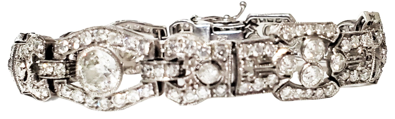 ART DECO STYLE DIAMOND & PLATINUM BRACELET (1 of 11)