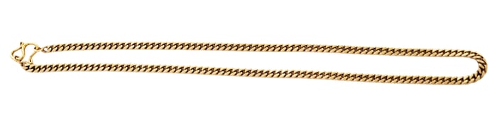 18KT Y.G CHAIN NECKLACE