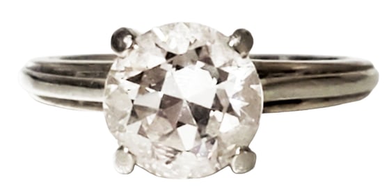 LADYS 1.00 CTS. DIAMOND SOLITAIRE Y.G. RING