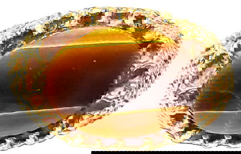 18KT TIGER EYE SET Y.G. RING: Weight- 23.4 grams Ring size- 8.75 Shipping U.S. $20 plus insurance