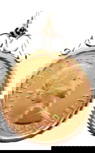 1963 GREAT BRITAIN GOLD COIN W/ 14KT BEZEL: Weight- 9.3 grams Shipping U.S. $20 plus insurance