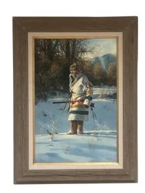 GERRY METZ (1943-2018) OIL ON BOARD