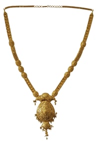 18KT SOUTHEAST ASIAN Y.G NECKLACE