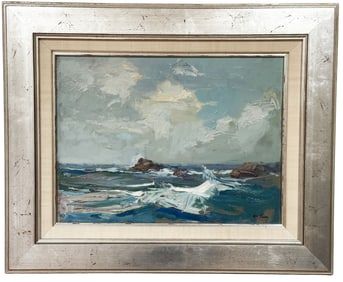 SI CHEN YUAN (1911-1974) OIL ON PANEL