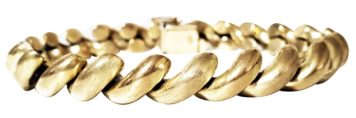 LADYS 8 CT. Y.G. BRACELET