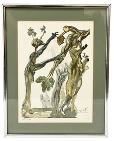 SALVADOR DALI (INFERNO CANTO 13) LITHOGRAPH