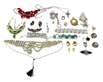 LOT OF (22) PCS. COSTUME JEWELRY
