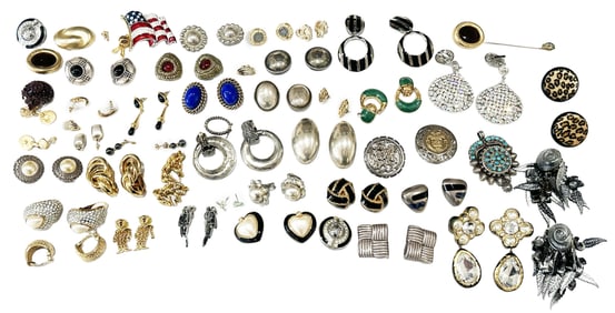 LOT OF (42) PCS. OF COSTUME JEWELRY